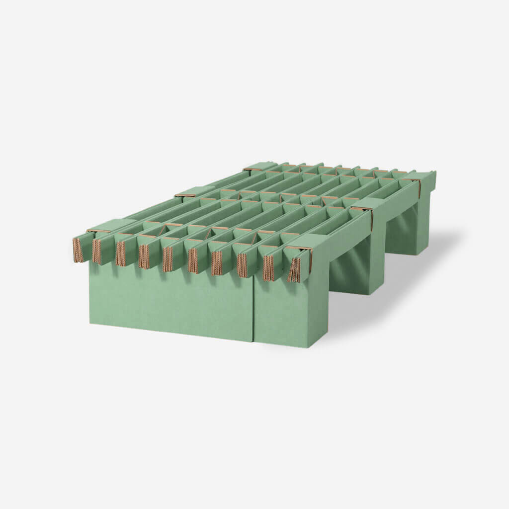 ROOM IN A BOX GRID storage bed sage size S