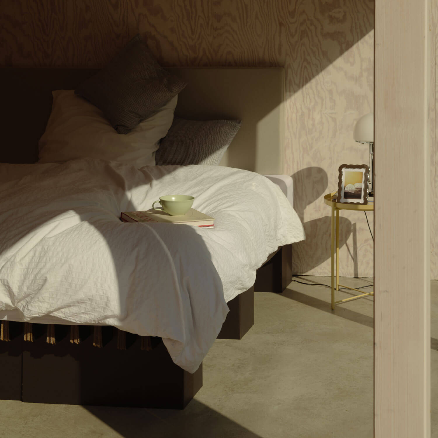 ROOM IN A BOX headboard in light grey 80cm
