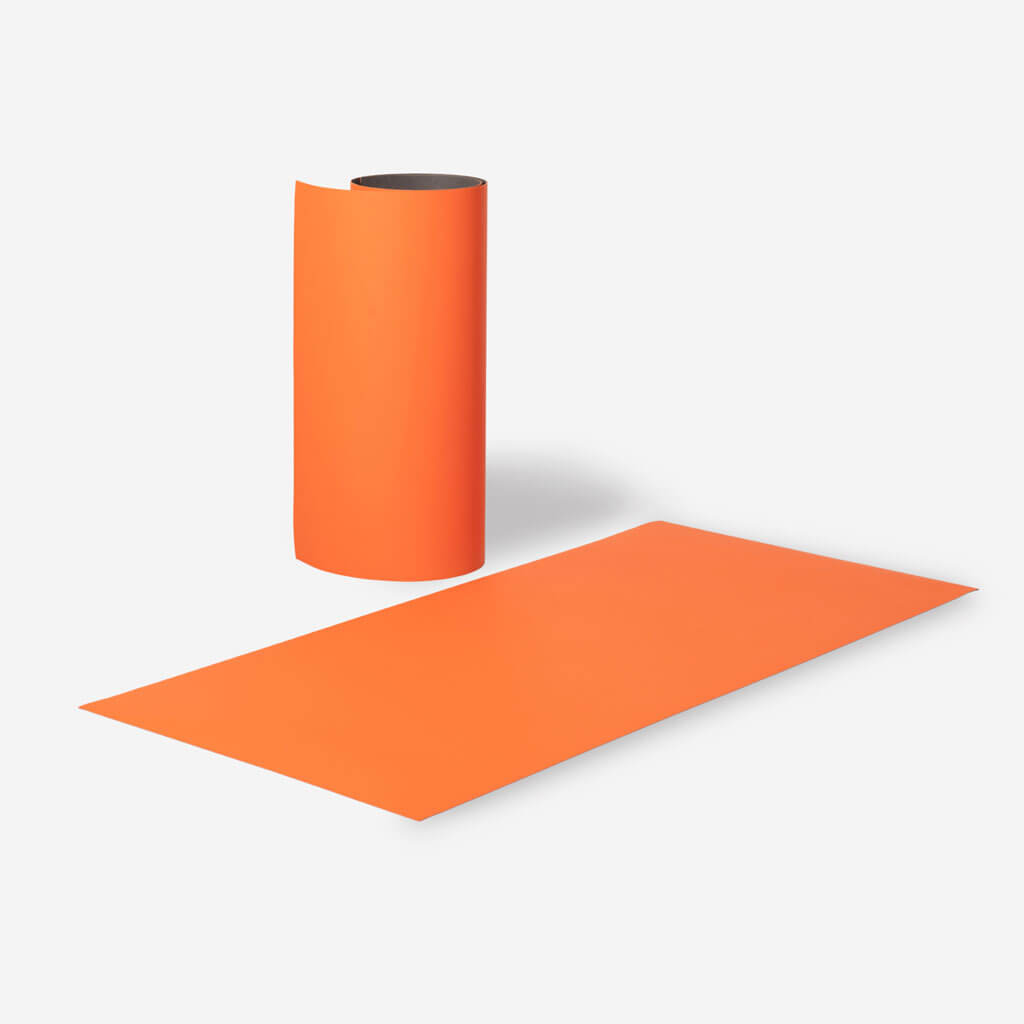 RIAB GRID Table linoleum pad in orange