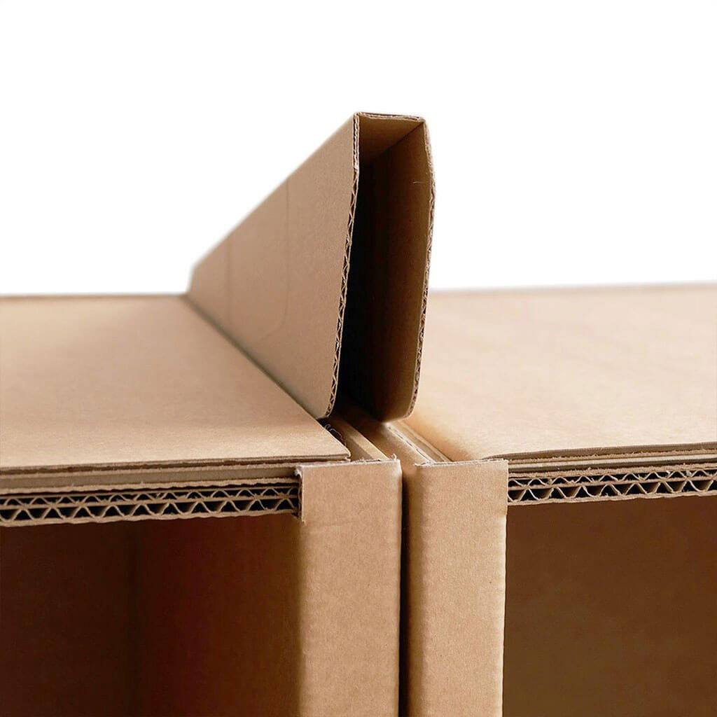 ROOM IN A BOX modular shelving system connecting the modules