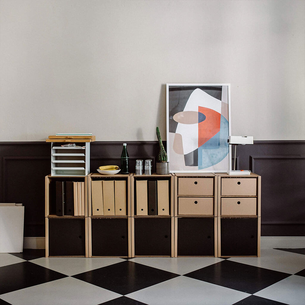 ROOM IN A BOX modular shelving system shelf 2x4