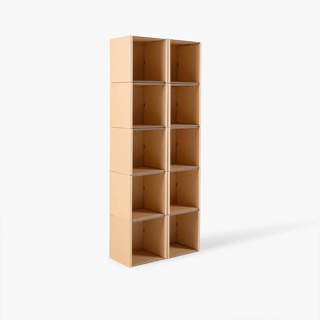 ROOM IN A BOX modular shelving system shelf 5x2 without inserts