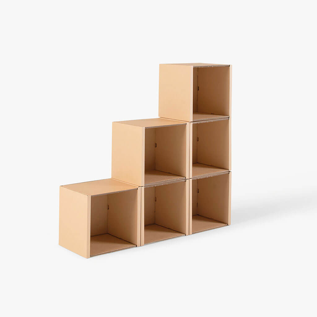 ROOM IN A BOX modular shelving system stair shelf small without inserts