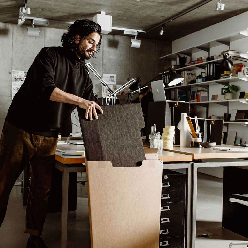 ROOM IN A BOX MonKey Desk desk extension black with storage box