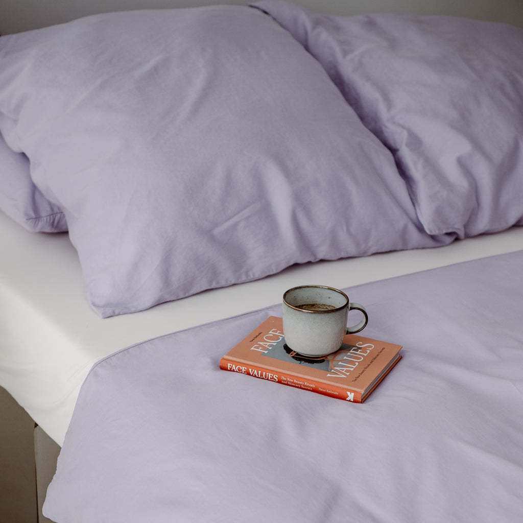 ROOM IN A BOX organic cotton bed linen lilac