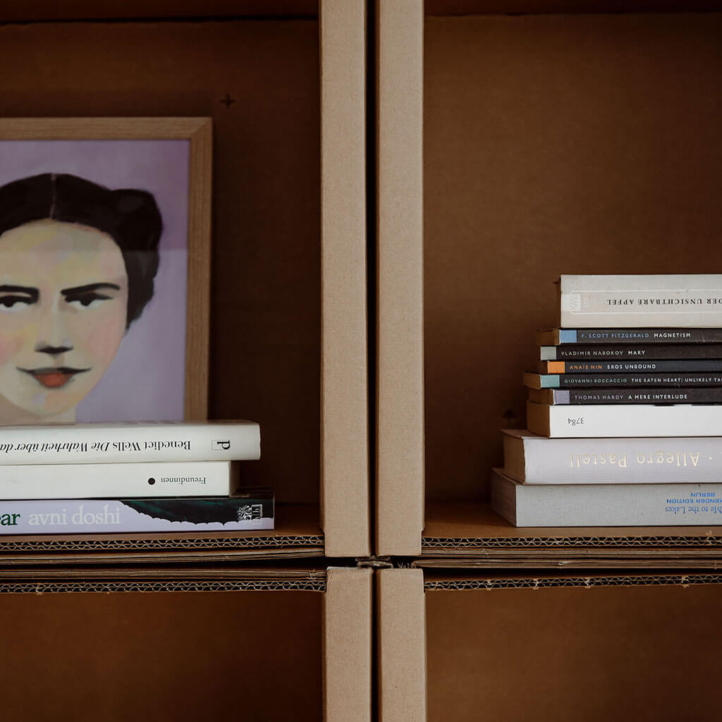ROOM IN A BOX | Sustainable Cardboard Shelf Module