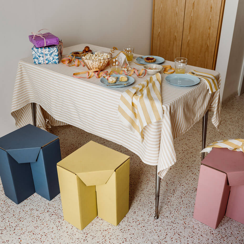 RIAB cardboard stool nightstand